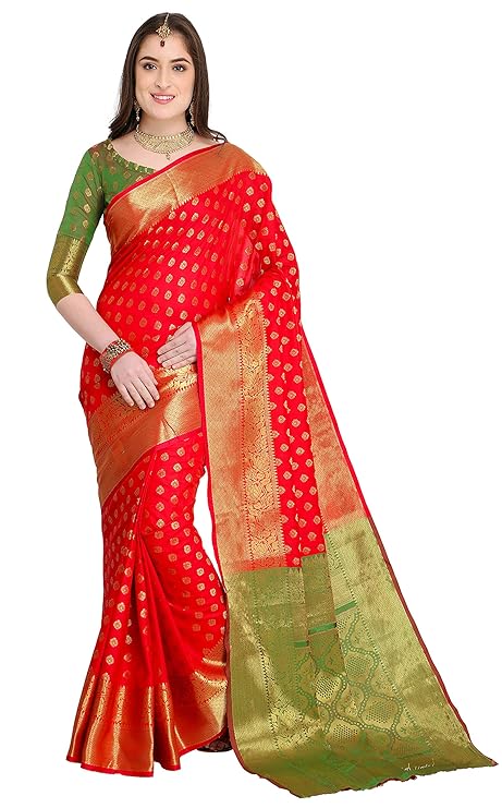 Karthigai silk cotton rettapeta rudraksham border with muthu kattam checks deep blue