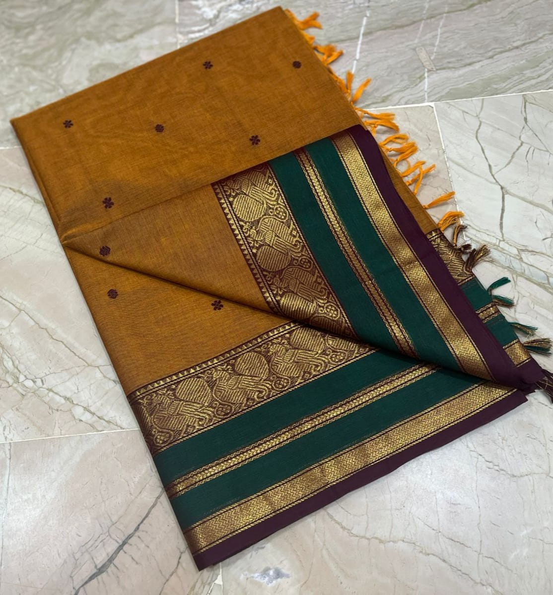 Pure Kanchi Cotton Saree