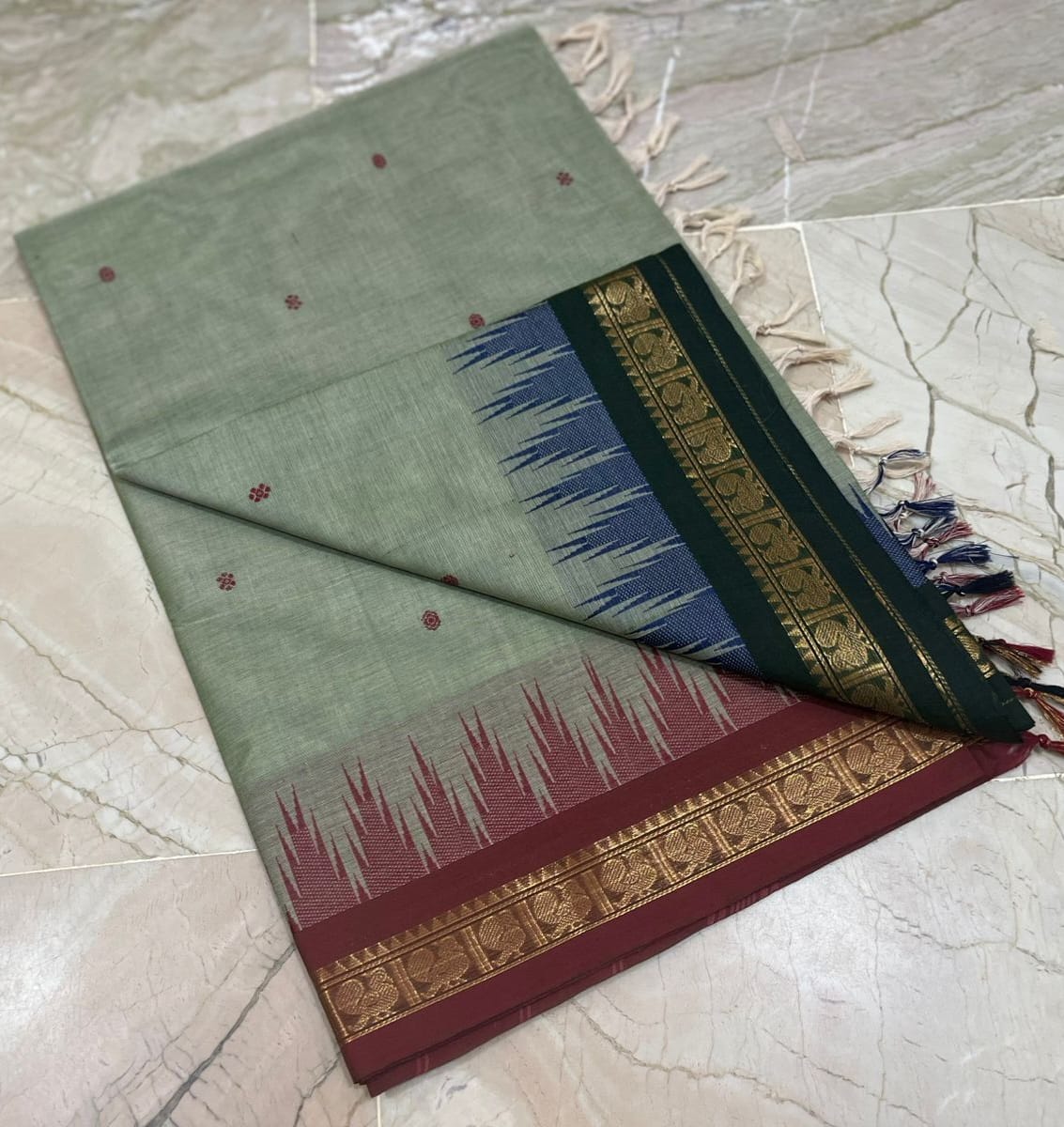 Pure Kanchi Cotton Saree