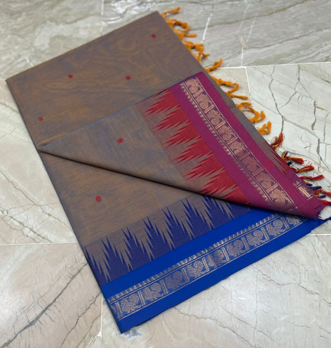 Pure Kanchi Cotton Saree