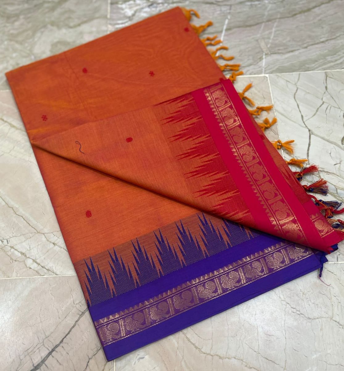 Pure Kanchi Cotton Saree